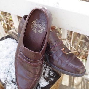 Men's Leather Loafers Father & Son's Made In Czechoslovakia